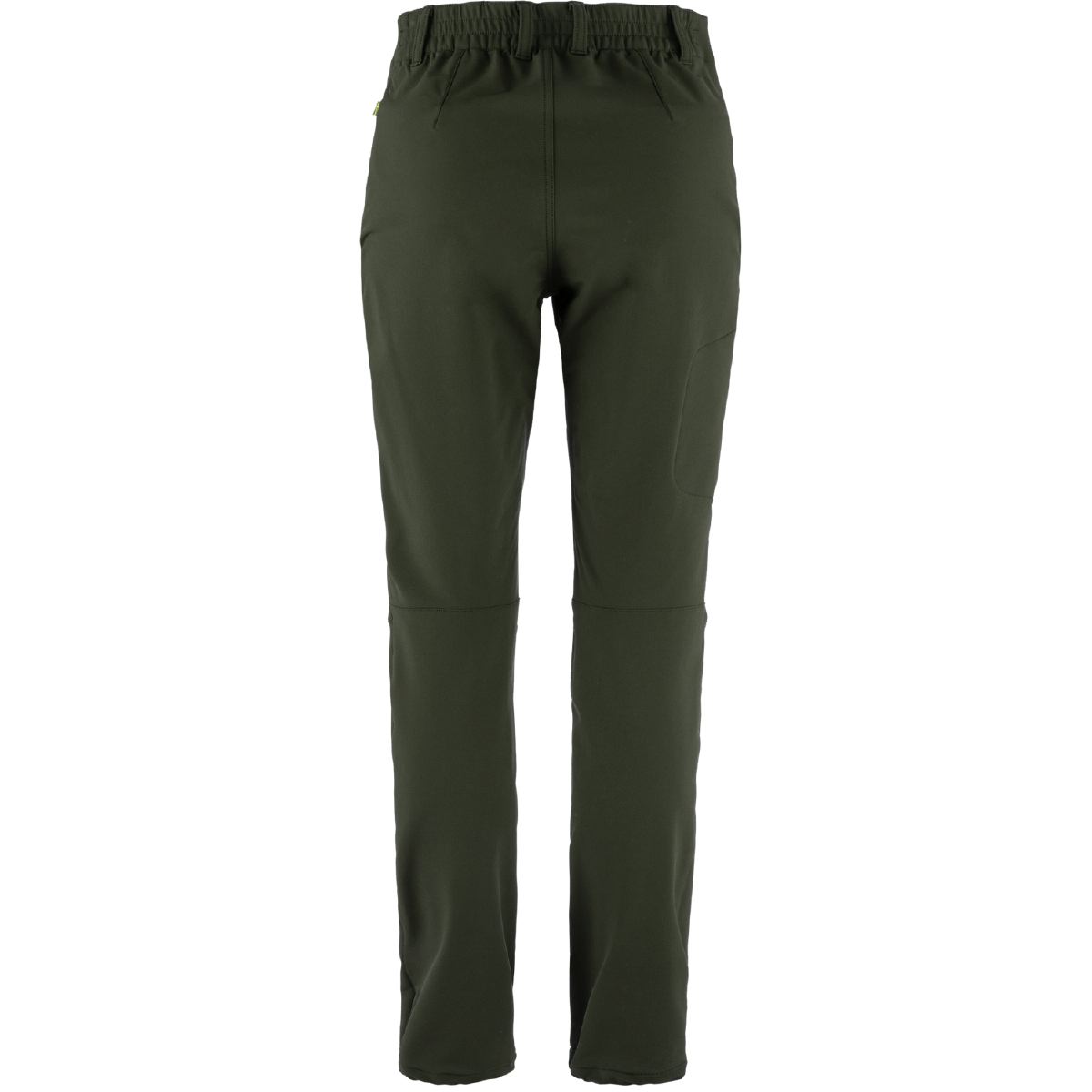 Die grüne Hose Abisko Winter Stretch Deep Forest von Fjäll Räven, Rückansicht