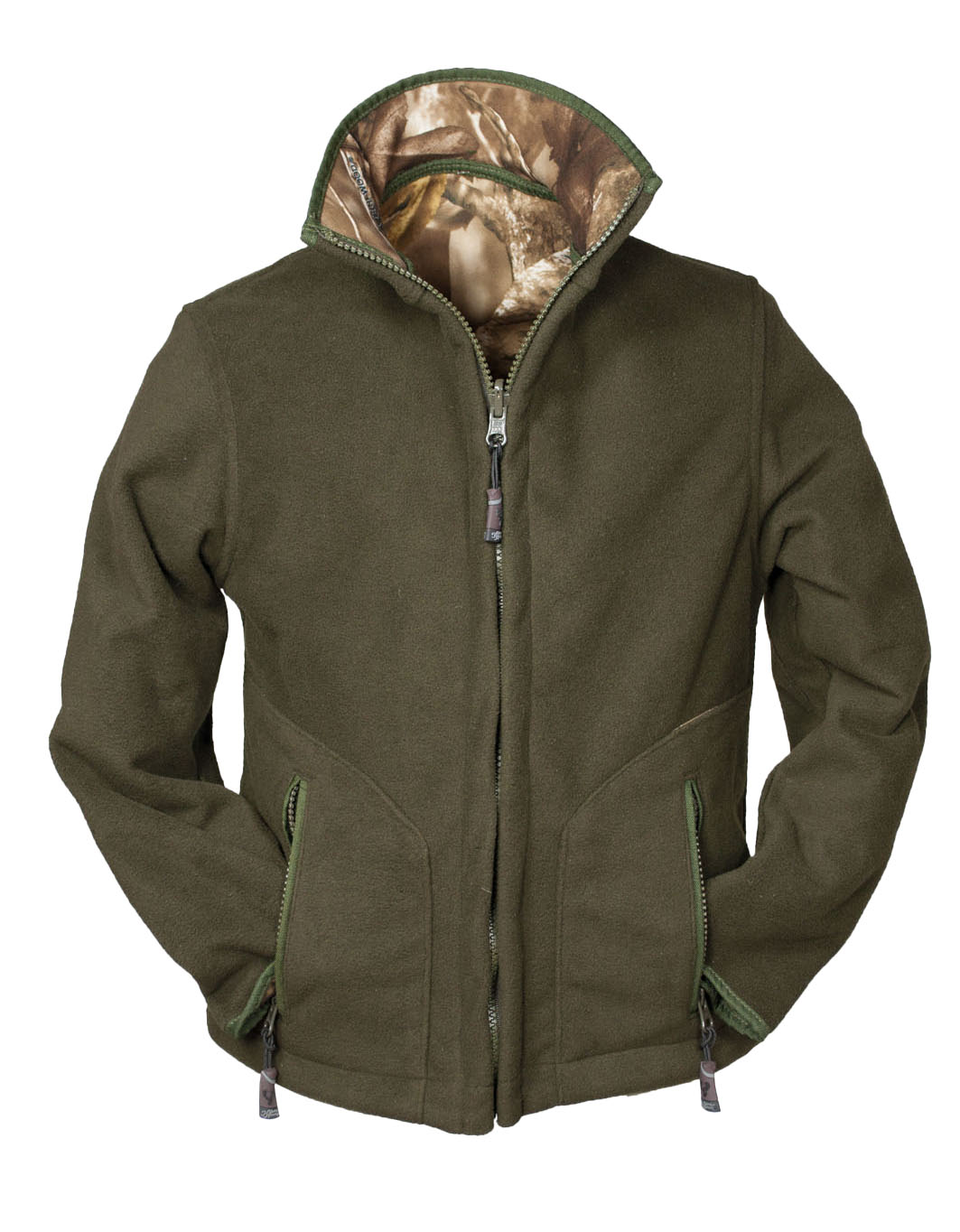 Kinder Warn-Wende-Fleecejacke