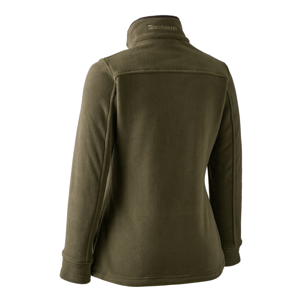 Die Fleecejacke Eagle Tarmac Green von Deerhunter, Rückseite