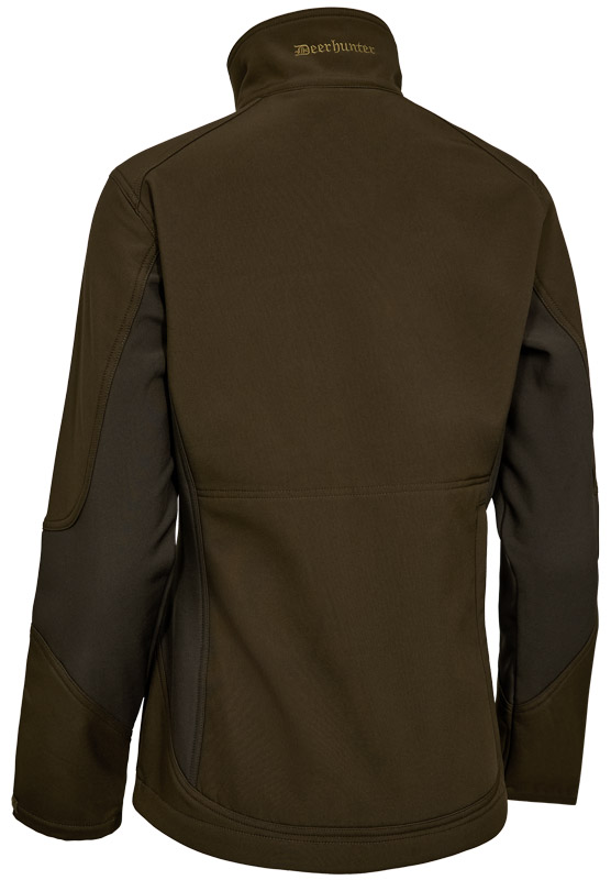 Deerhunter Lady Jacke Rogaland Softshell in Farbe Fallen Leaf, Rückseite
