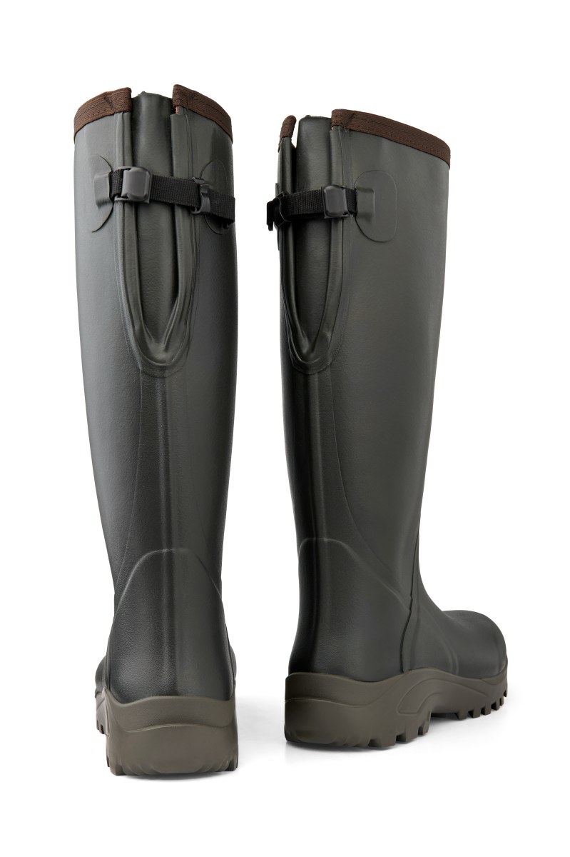 Die Gummistiefel Sportsman II Lady 17'' Khaki von Gateway, Ansicht von hinten