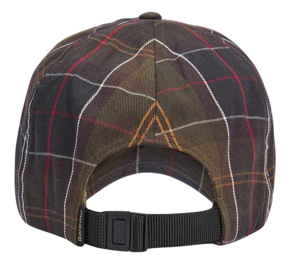 Barbour Cap Telfield Tartan Classic, Rückansicht