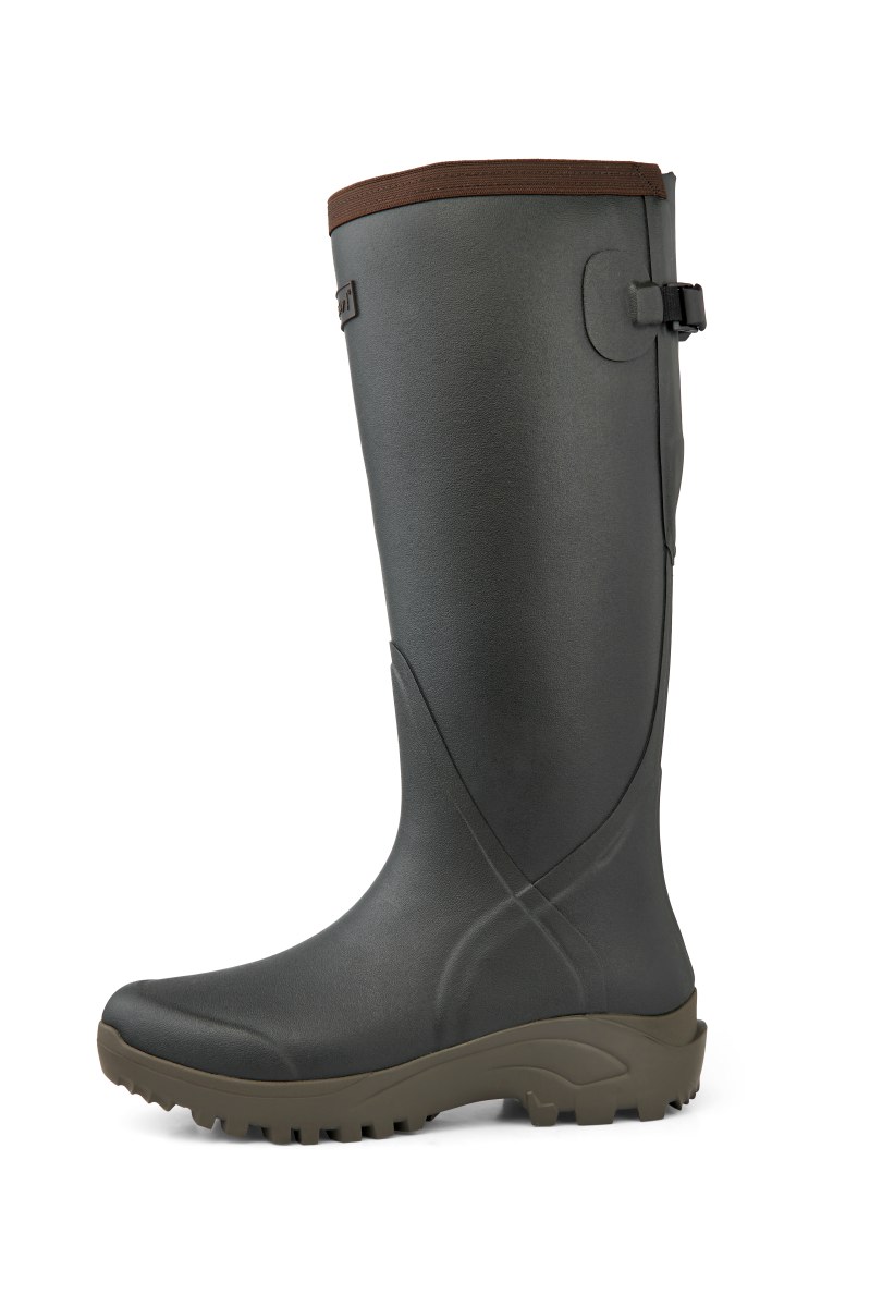 Die Gummistiefel Sportsman II Lady 17'' Khaki von Gateway, Seitenansicht