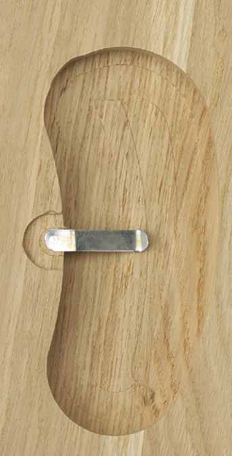 Geweihbrett 50-55x25cm Birke