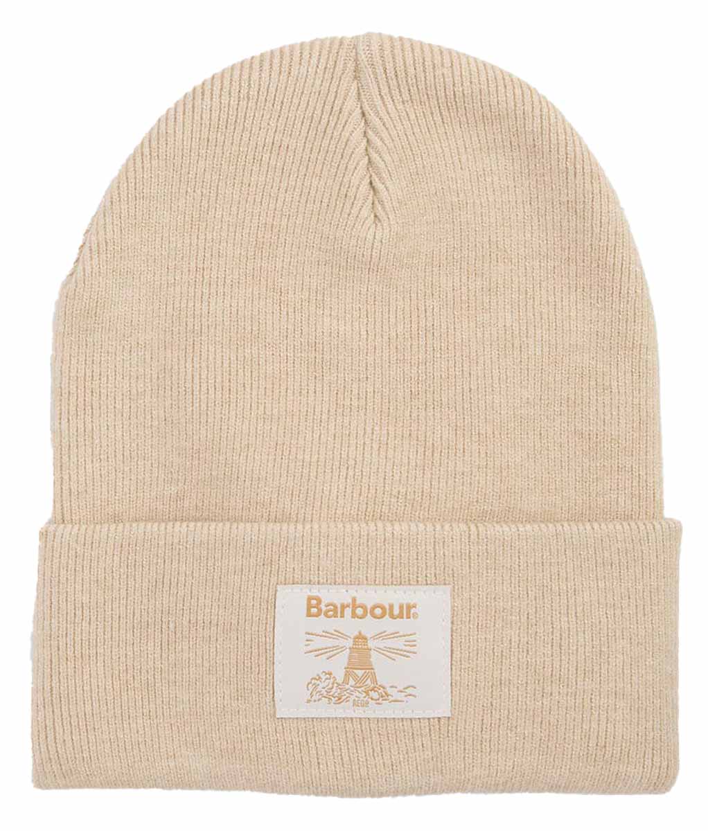 Barbour Beanie Ellison Oatmeal Vorderansicht