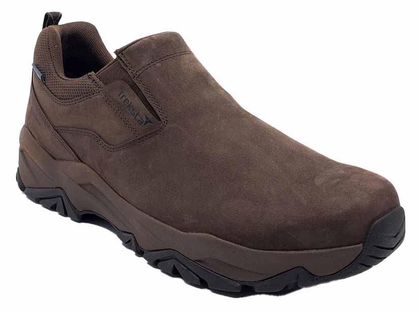 treksta halbschuh adapt low htx – schräg von vorne mit sicht auf schnürung und zehenbereich