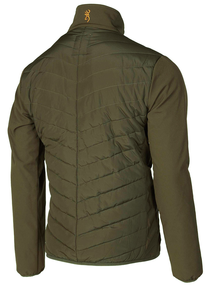 Rückseite der Browning Jacke Coldkill, gesteppte Jacke für Herren in der Farbe Dunkelgrün