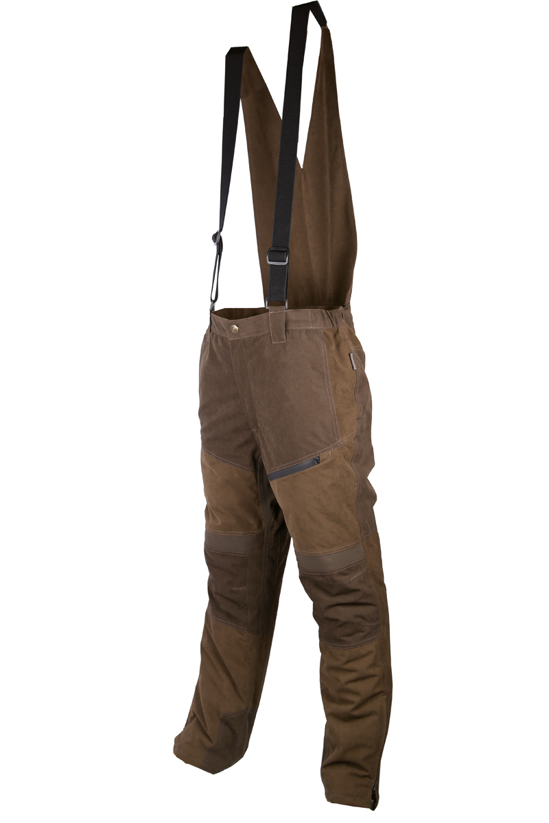 Die Somlys Ansitzhose ist eine gefütterte Latzhose für den Ansitz sowie Standschützen.