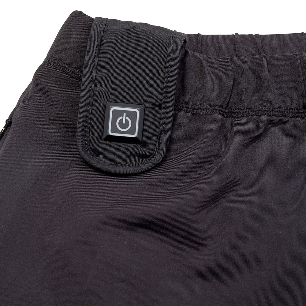 detailansicht deerhunter heat unterhose – bund mit integriertem ein- und ausschalter für das heizelement