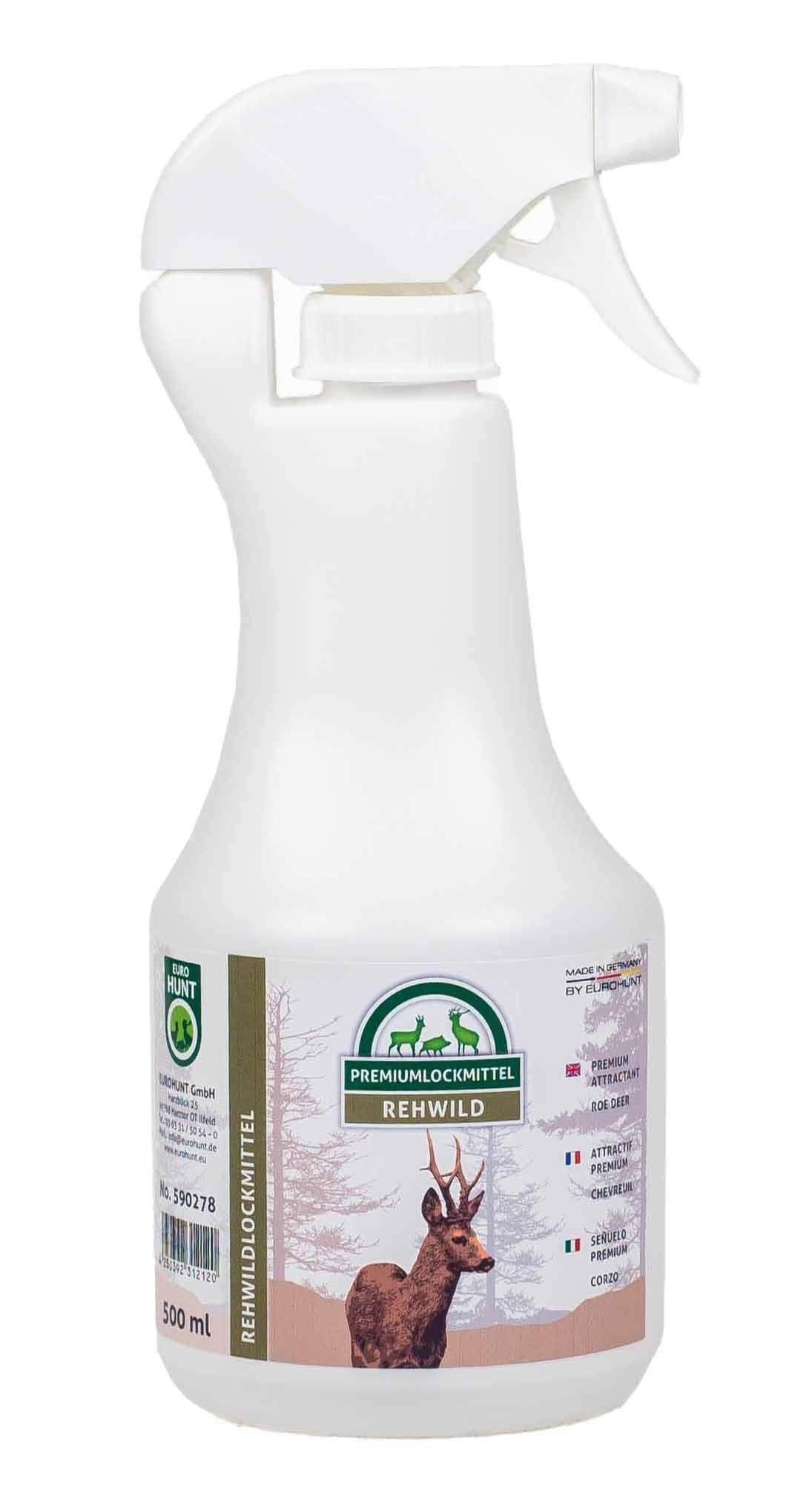 Rehwildlockmittel 500ml Pumpsprühflasche