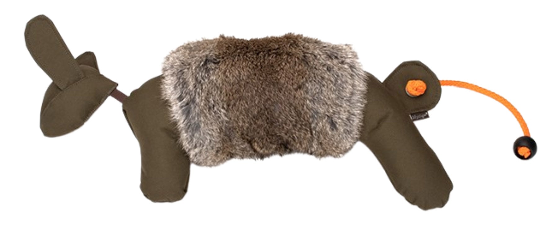 Mystique Rabbit Dog Dummy, Seitenansicht