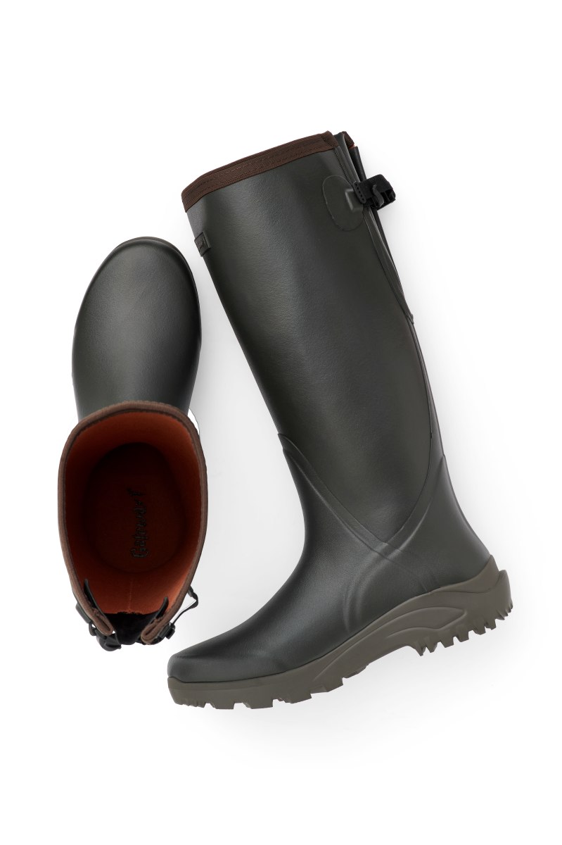 Die Gummistiefel Sportsman II Lady 17'' Khaki von Gateway, Ansicht von oben