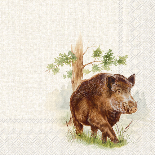 Servietten Wildschwein
