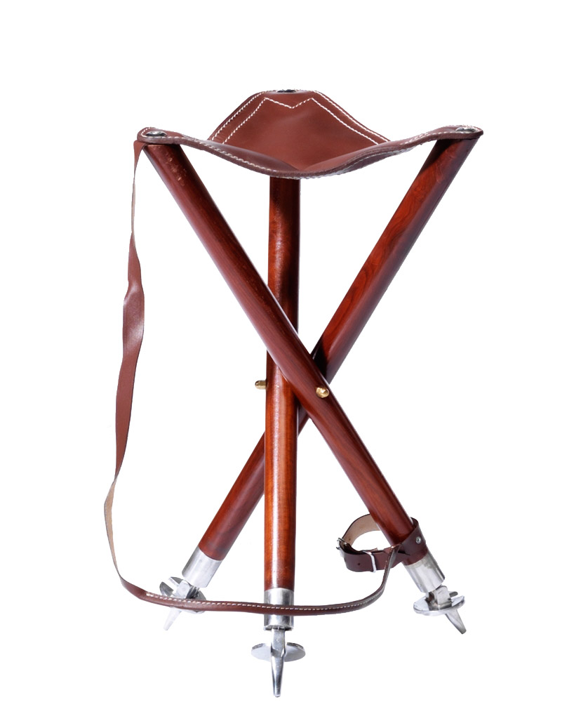 Dreibein-Ansitzstuhl mit Tell. Sitzhöhe 55cm