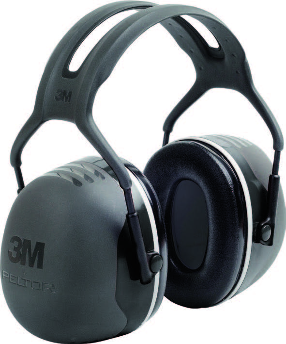 3M Peltor Gehoerschutz X5A in grau-schwarz mit verstellbarem Kopfbuegel, seite