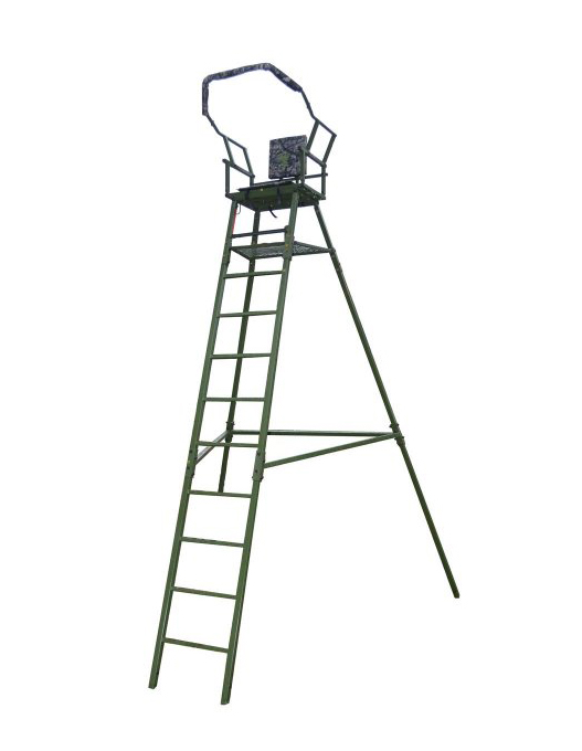 Ansitzleiter freistehend Sitzhöhe 3,25 Meter Paket A: 26kg, Paket B:27,6kg