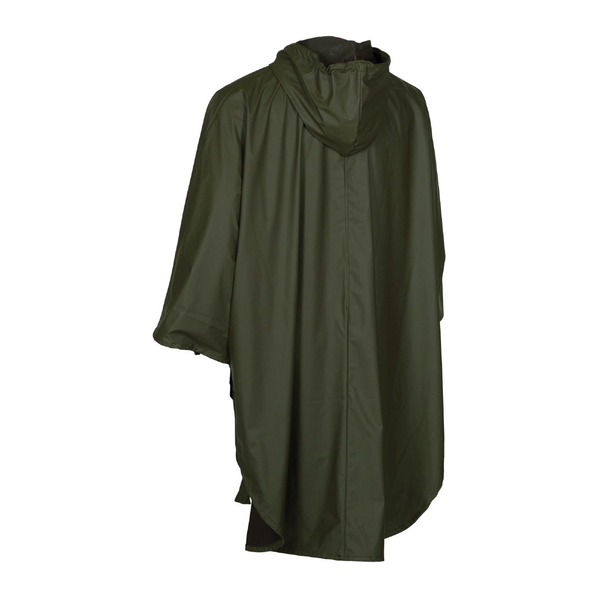 Der Regenponcho Hurricane in Grün von Deerhunter, Rückseite