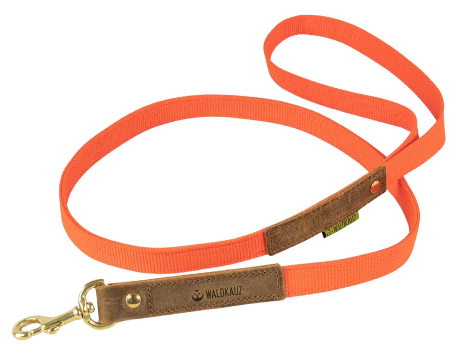 Waldkauz Führleine Wadenbeißer, orange