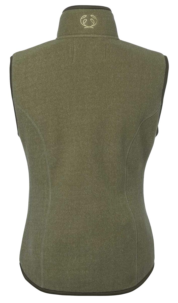 Chevalier Weste Mainstone in Khaki Green, Rückansicht
