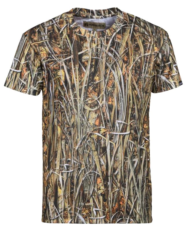 percussion t-shirt ghostcamo wet – vorderansicht mit realistischem camouflage-muster