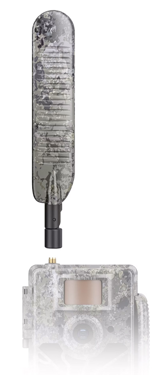 Zeiss Secacam 4G Antenne montiert an Secacam Wildkamera