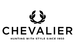 Chevalier Logo mit schwarzer Schrift auf transparentem Grund