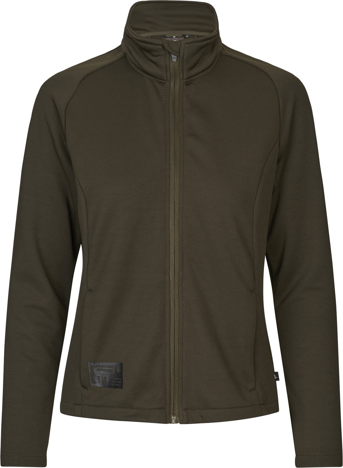 seeland fleecejacke tidal tora in pine green – vorderansicht der jacke