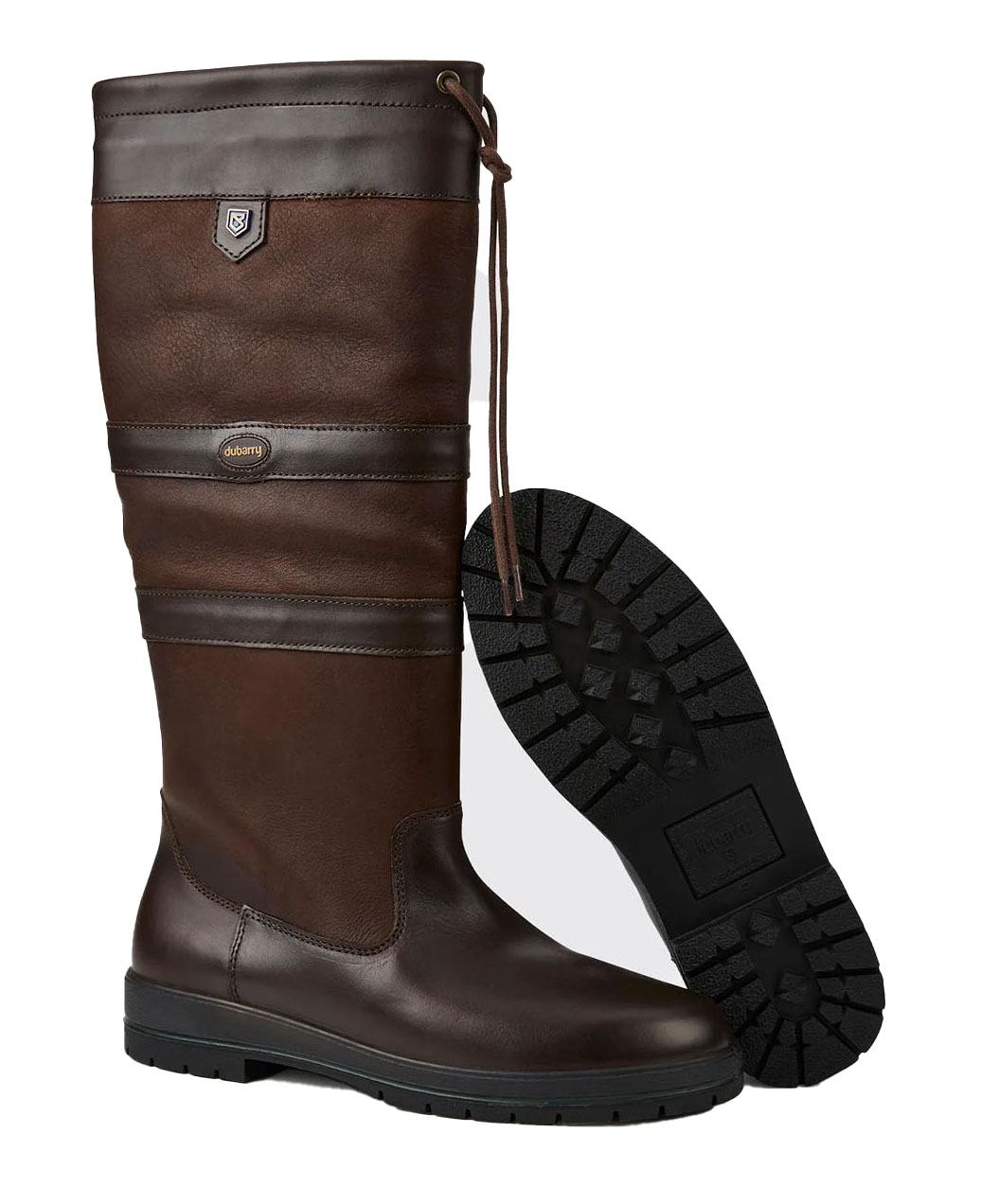 Die Stiefel Galway in der Farbe Mocha von Dubarry, Sohle