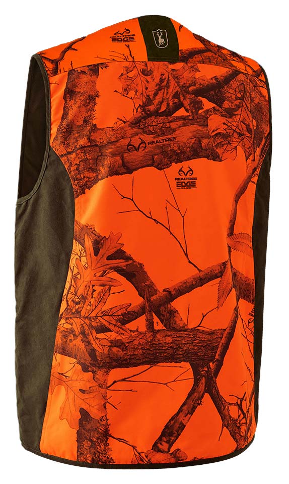 Die Signalweste Eagle Realtree Edge Orange von Deerhunter, Rückseite