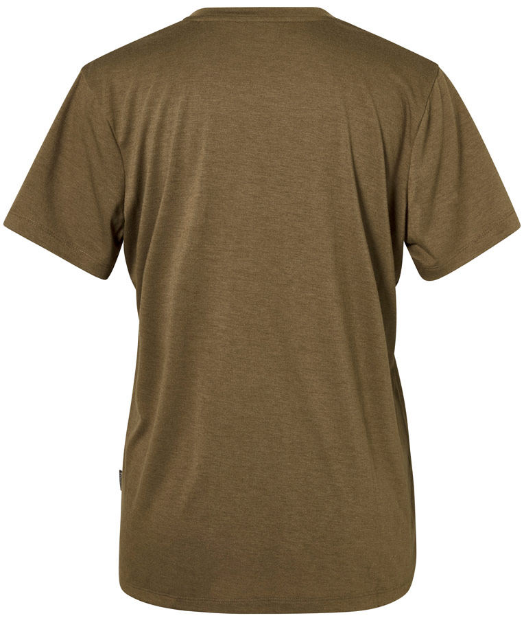 Pinewood T-Shirt Finnveden Forest in der Farbe Olive Green, Rückansicht