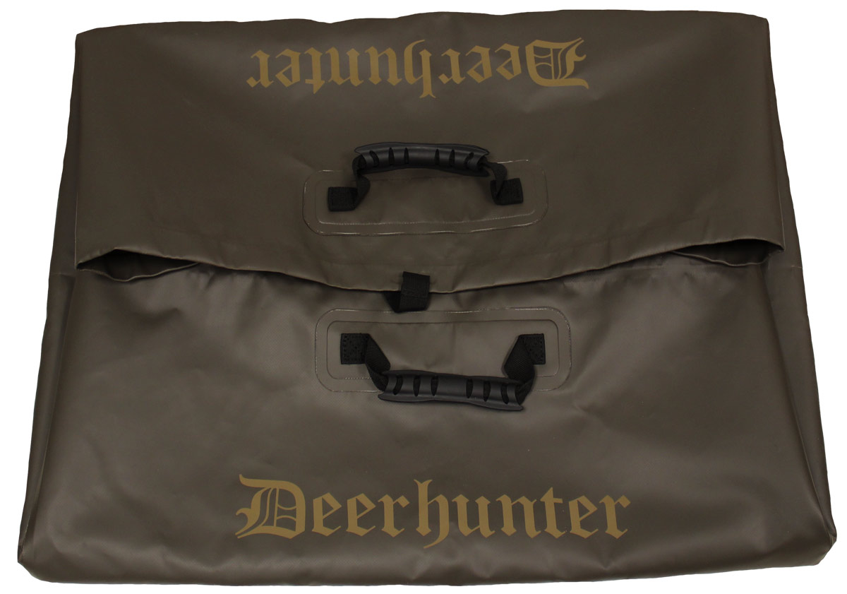 deerhunter faltbare wildwanne von oben geschlossen kompakte jagdwanne mit dichtem deckel fuer hygienischen transport