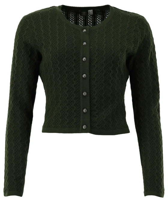 Damenstrickjacke Rundhals