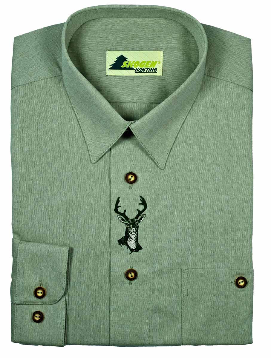 Hemd Chambray-Stick Hirsch