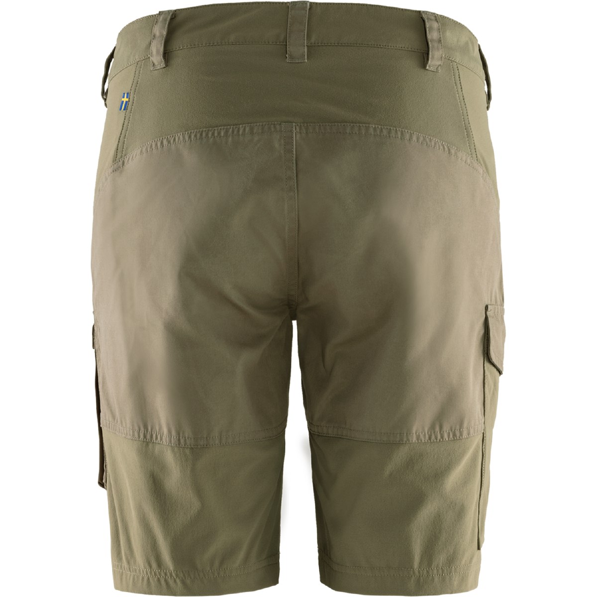 Fjäll Räven Outdoor-Shorts Shorts Nikka Curved Hochtechnische Outdoorshorts aus Stretchmaterial mit Verstärkung aus G-1000, Rückansicht