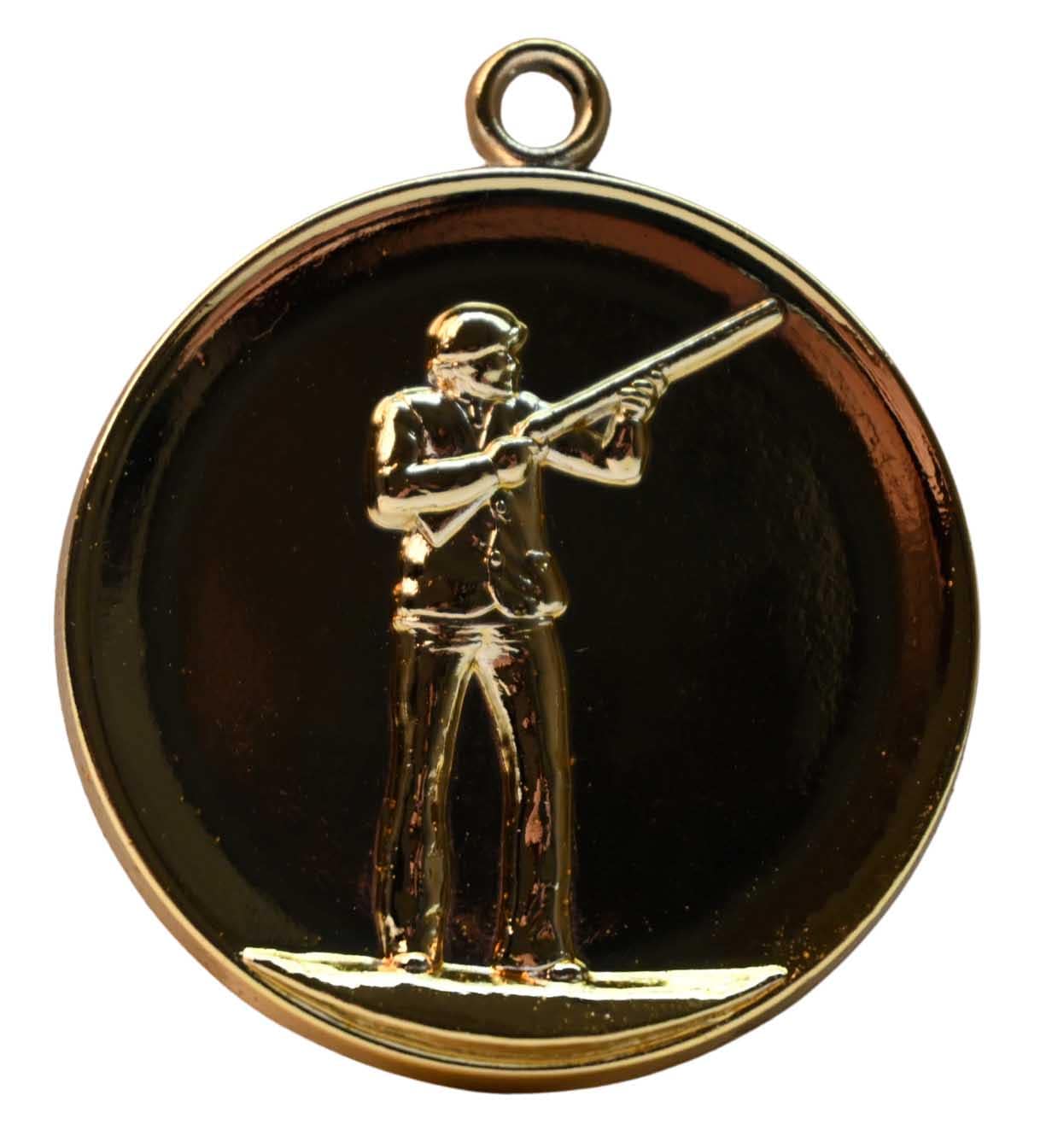 Medaille Skeetschütze gold MX145-G