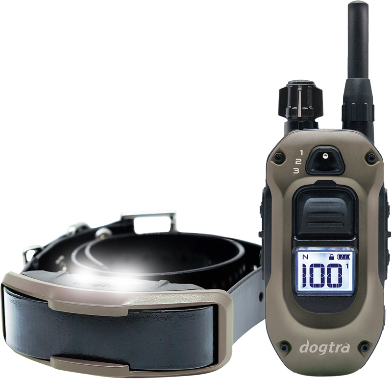 Dogtra ARC 1200X Trainingshalsband in Produktansicht mit Sender und Empfänger für das Hundetraining.
