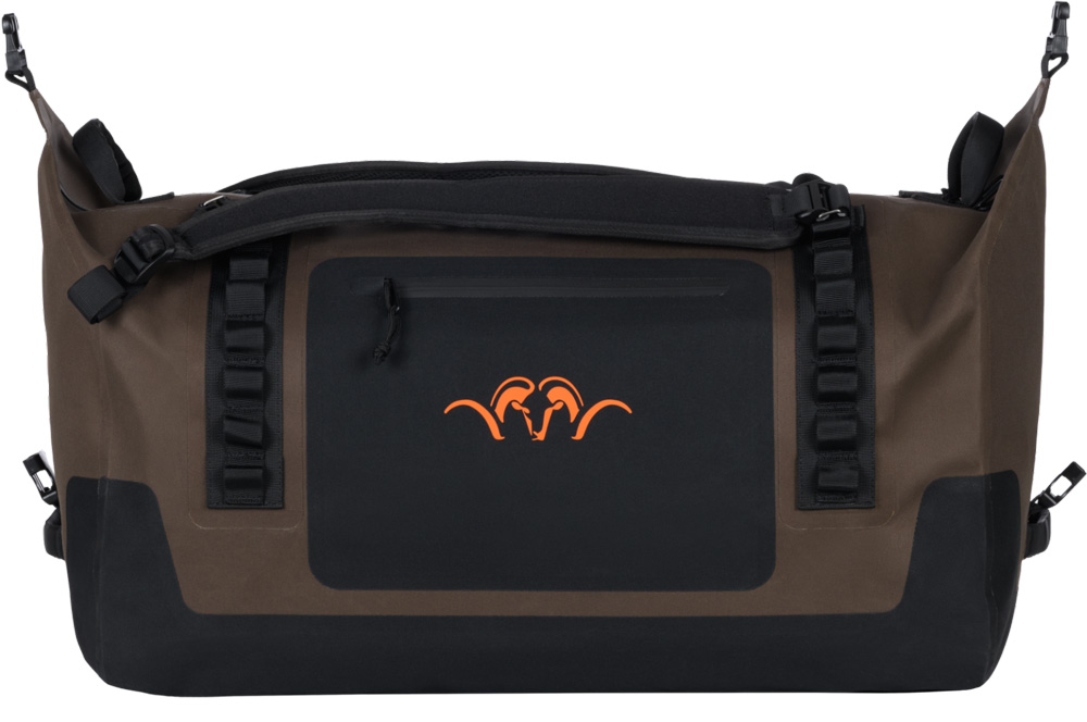 die Duffle Bag der Firma Blaser in Größe M 60 Liter Stauraum in Farbe Dunkelbraun in Seitenansicht