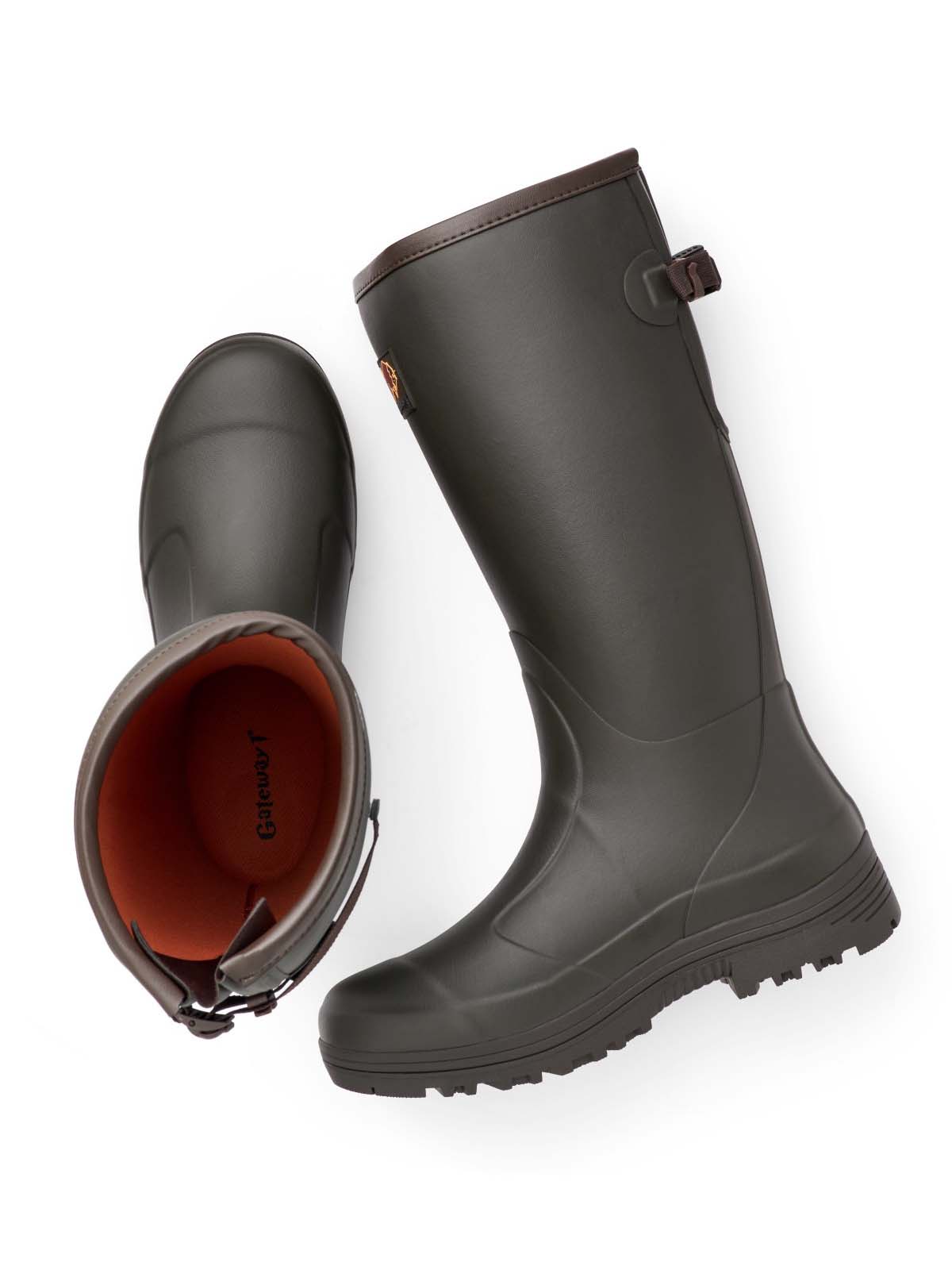 Gateway Gummistiefel Pheasant Game 18“ 5mm Gummistiefel mit hoher Wärmeisolation, perfekt für Temperaturen bis -10°C, Ansicht von oben
