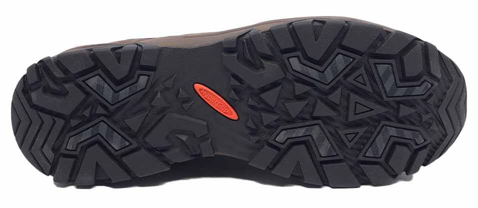treksta halbschuh adapt low htx – ansicht der laufsohle von unten mit profil
