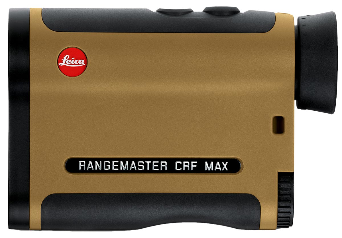 Leica Rangemaster CRF MAX Entfernungsmesser, linke Seite