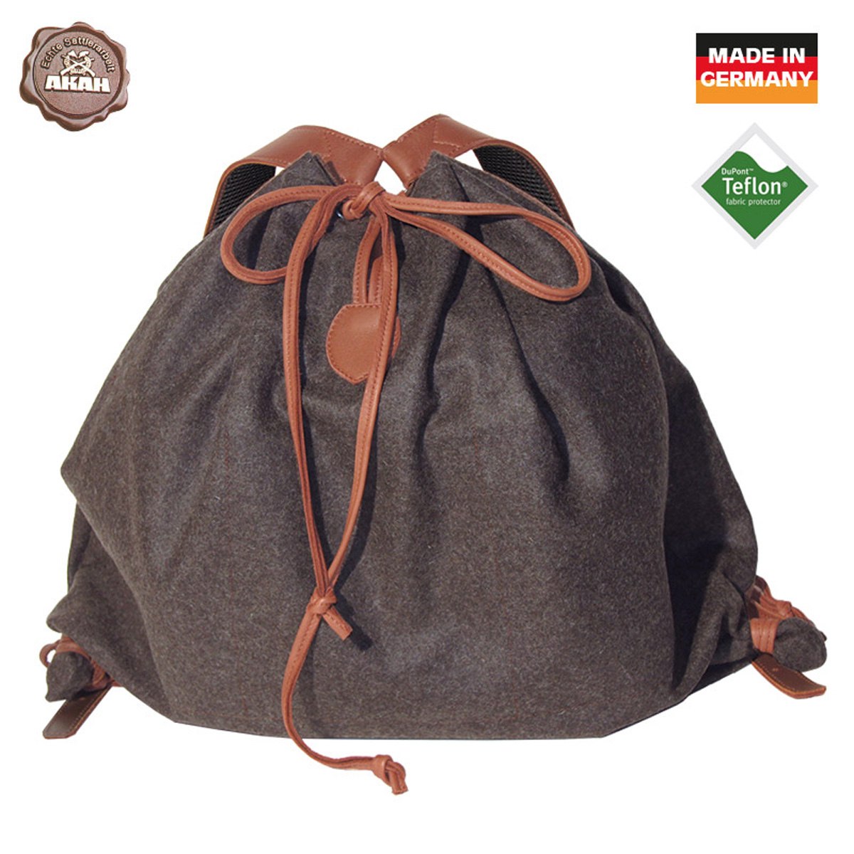 Gebirgsrucksack Braun Loden/Elchleder