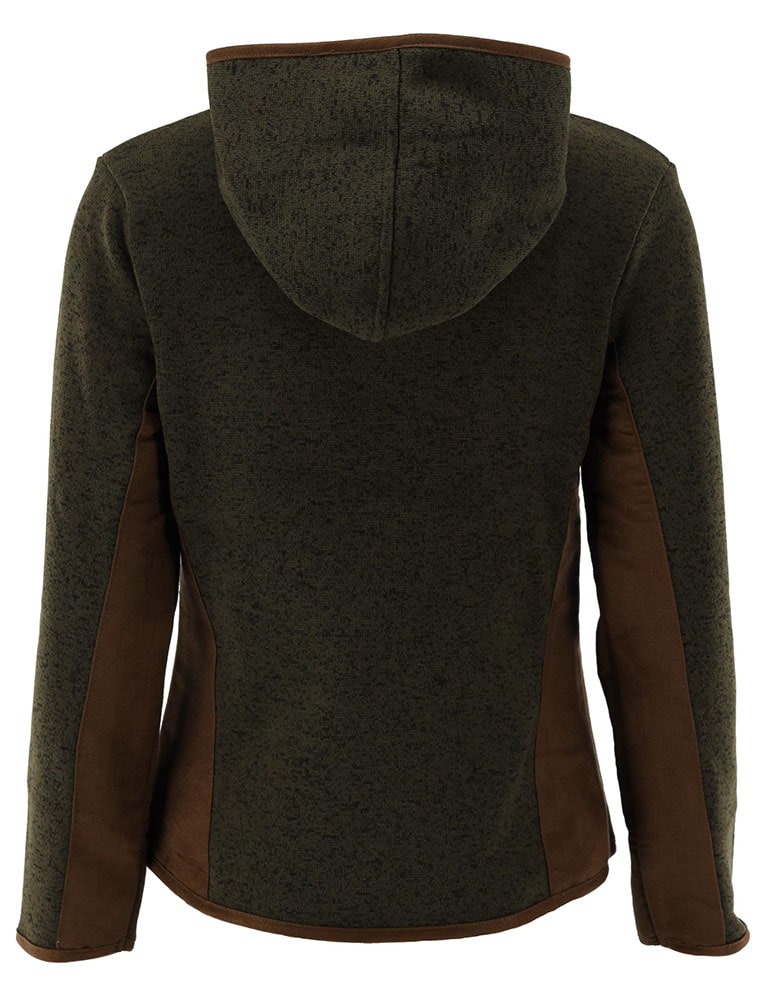 Fleecejacke mit Kapuze
