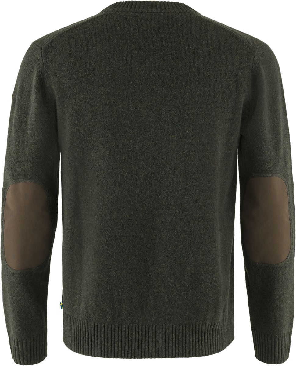 Fjäll Räven Pullover Övik  Dark Olive, Rückseite