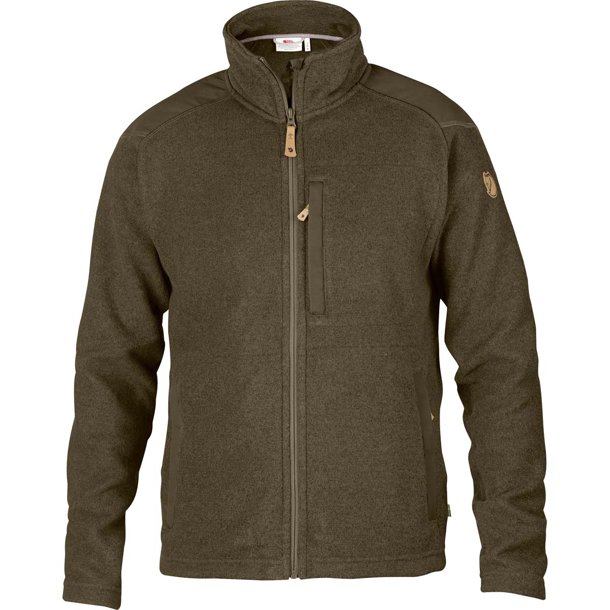 Die Fleecejacke Buck Dark Olive von Fjäll Räven