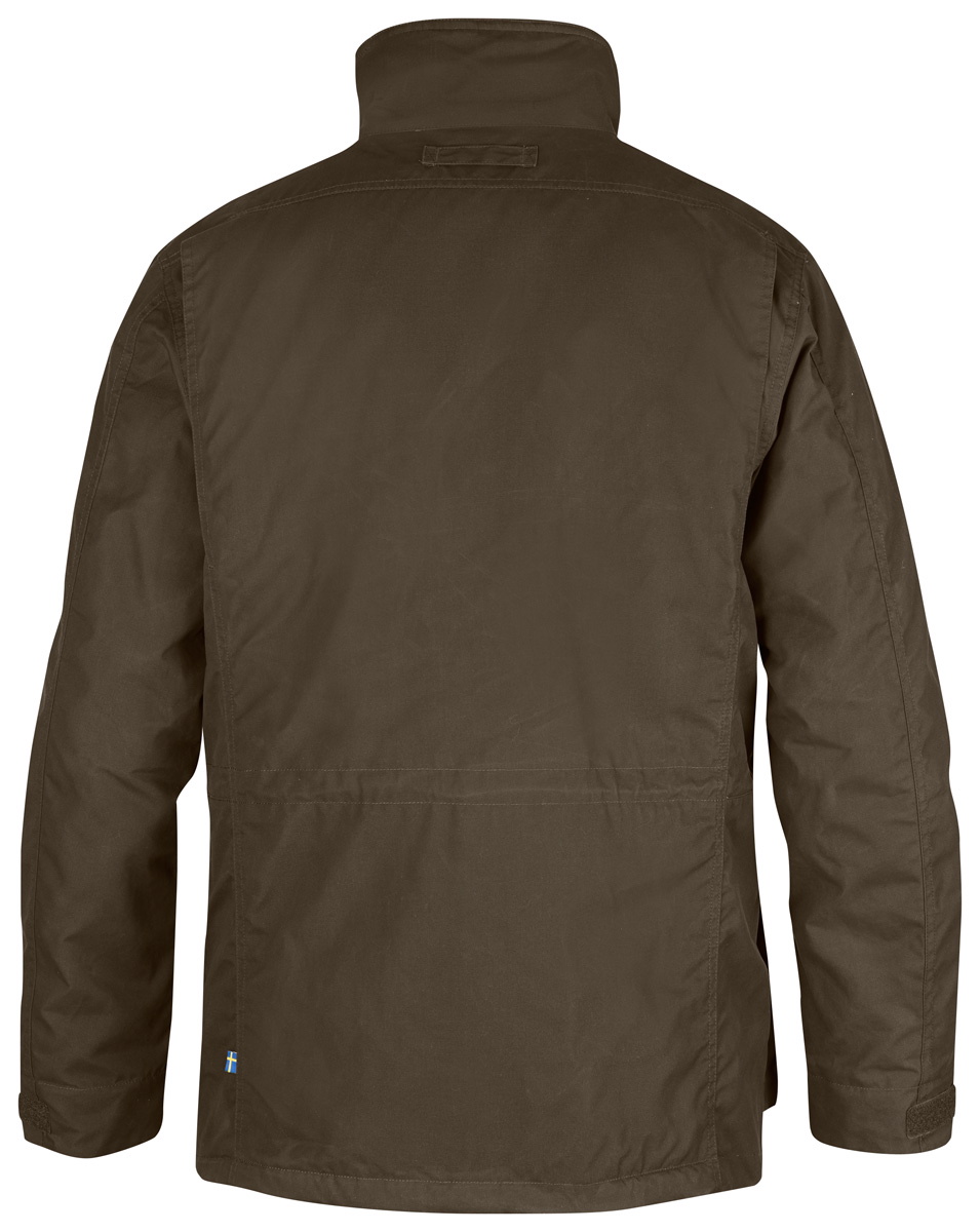 Die Jacke Brenner Pro Padded Dark Olive von Fjäll Räven, Rückenansicht