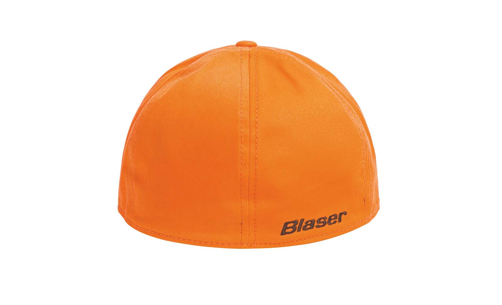 Die Kappe Striker Blaze orange / Dunkelbraun von Blaser