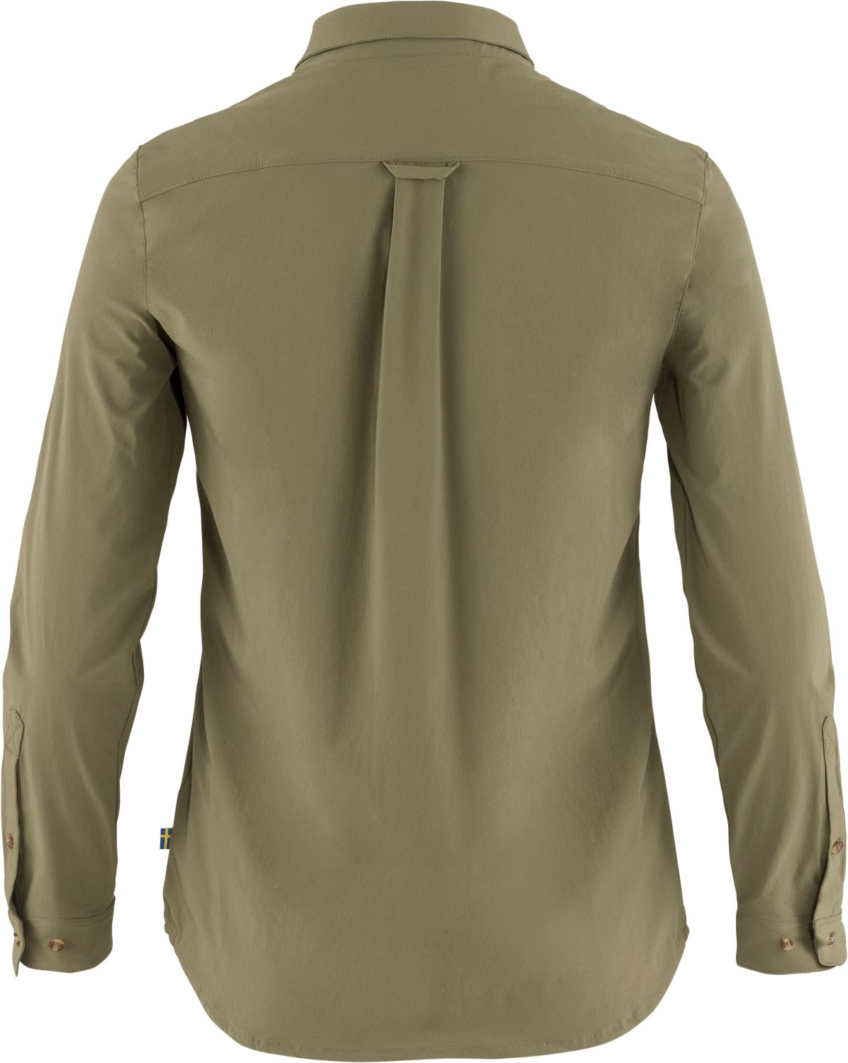 Fjäll Räven Bluse Övik in der Farbe Lite Green, Rückenansicht