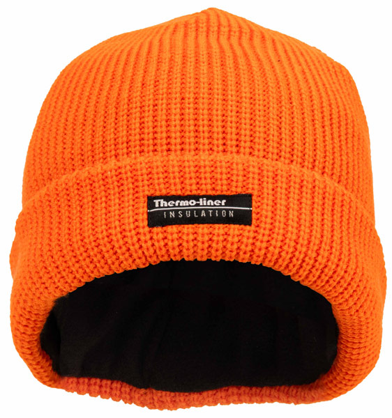 Foresta Strickmütze in orange, Thermo-liner Insulation