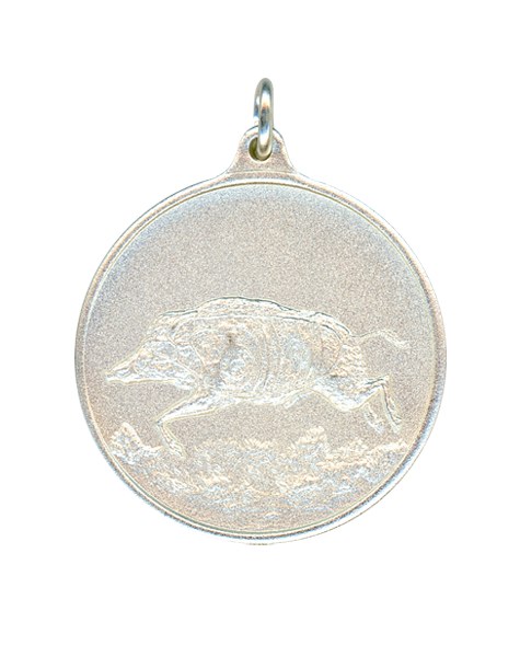 Steinhauer & Lück  Jagdmedaille mit Keilermotiv