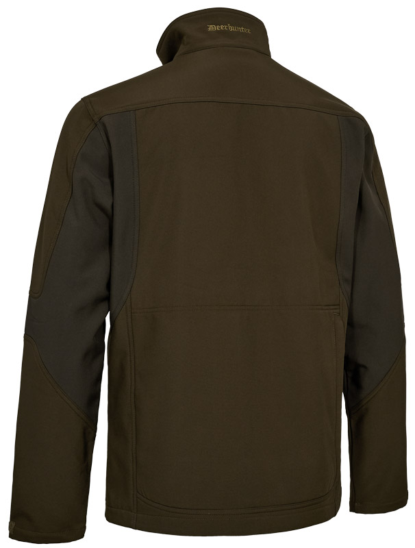 Deerhunter Softshelljacke Rogaland, Rückseite der Männerjacke in der Farbe Fallen Leaf